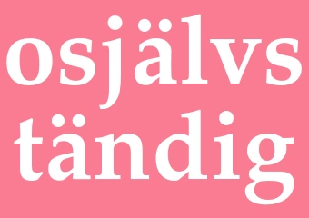 Synonym osjälvständig