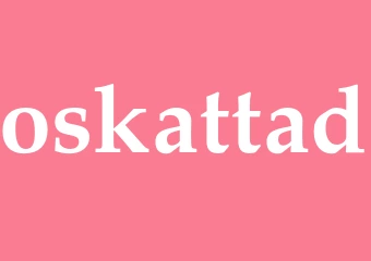Synonym oskattad