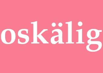 Synonym oskälig