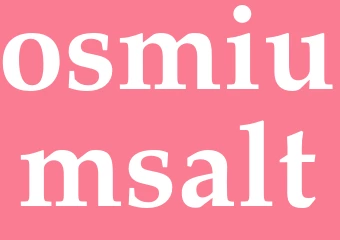 Synonym osmiumsalt