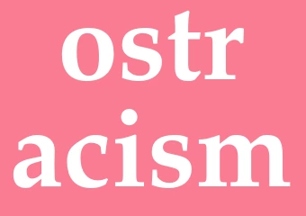 Synonym ostracism