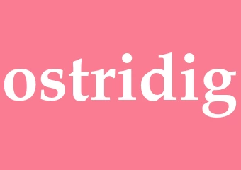 Synonym ostridig
