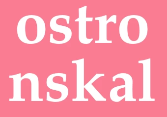 Synonym ostronskal