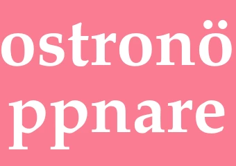 Synonym ostronöppnare