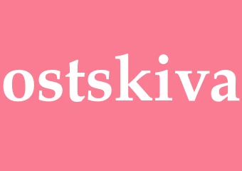 Synonym ostskiva