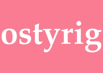 Synonym ostyrig