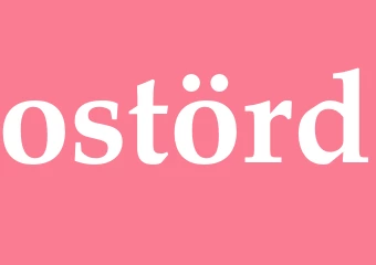Synonym ostörd