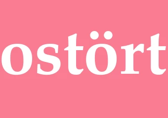 Synonym ostört