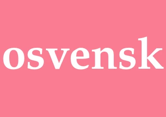 Synonym osvensk