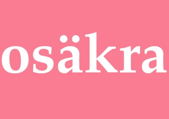 Synonym osäkra