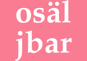Synonym osäljbar