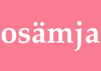 Synonym osämja