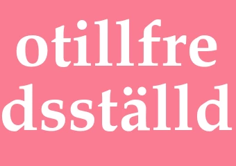 Synonym otillfredsställd