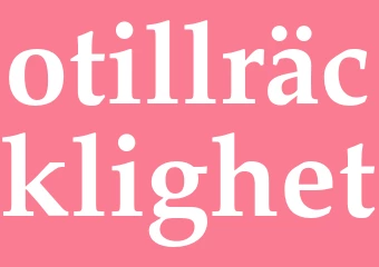 Synonym otillräcklighet