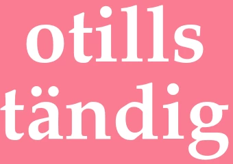 Synonym otillständig
