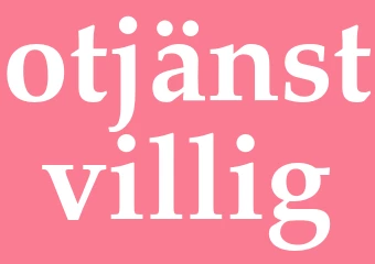 Synonym otjänstvillig
