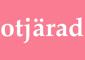 Synonym otjärad