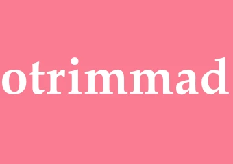 Synonym otrimmad