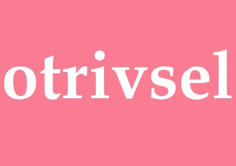 Synonym otrivsel