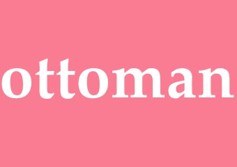 Synonym ottoman