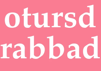 Synonym otursdrabbad