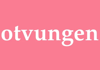 Synonym otvungen