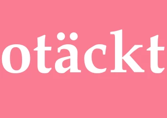 Synonym otäckt