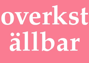 Synonym overkställbar