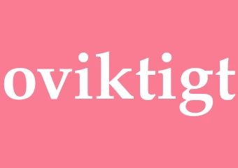 Synonym oviktigt