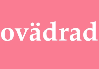 Synonym ovädrad