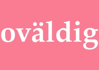 Synonym oväldig