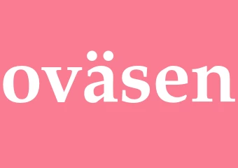 Synonym oväsen