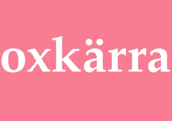 Synonym oxkärra