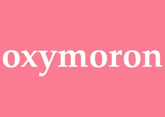 Synonym oxymoron