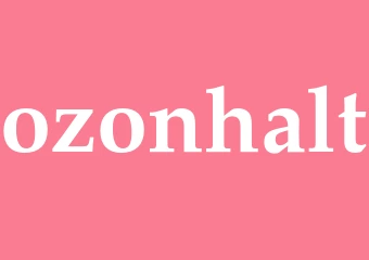 Synonym ozonhalt