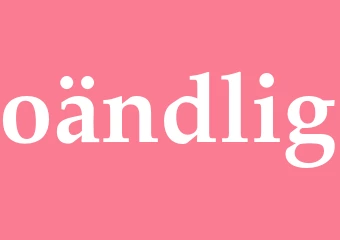 Synonym oändlig
