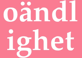 Synonym oändlighet