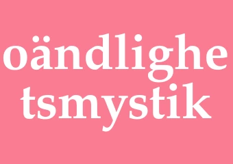Synonym oändlighetsmystik
