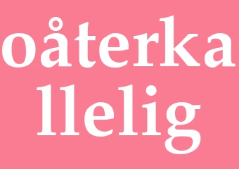 Synonym oåterkallelig