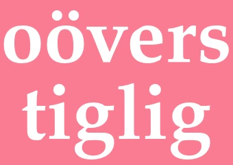 Synonym oöverstiglig