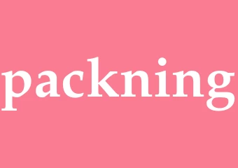 Synonym packning