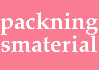 Synonym packningsmaterial