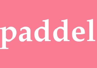 Synonym paddel