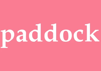 Synonym paddock