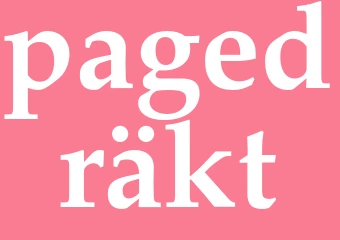Synonym pagedräkt