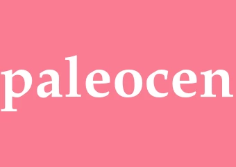 Synonym paleocen