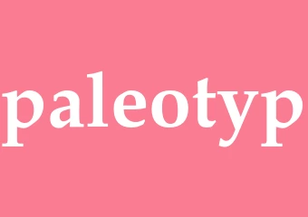 Synonym paleotyp