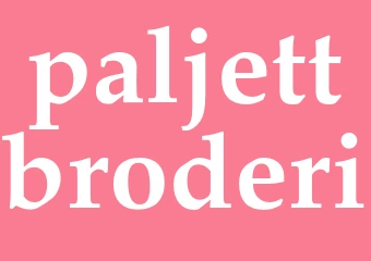 Synonym paljettbroderi