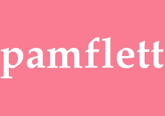 Synonym pamflett