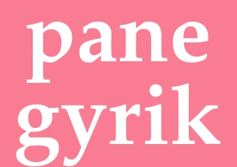 Synonym panegyrik